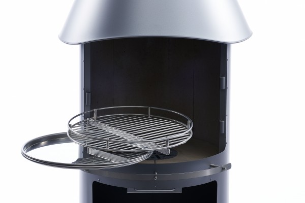 Edelstahl Grillkamin Terassengrillkamin Gartenkamin DN550, exclusiv