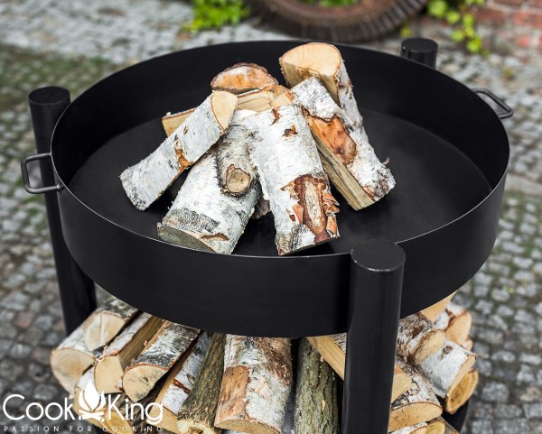 Premium Feuerschale 70cm / Höhe 80cm