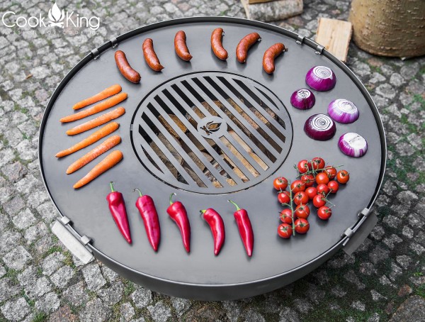 Grillplatte mit Grillrost
